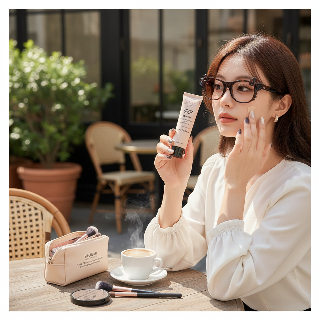 Natural Concealer BB Cream, moisturizing and nourishing, Korean natural translucent primer, long-lasting for all skin types